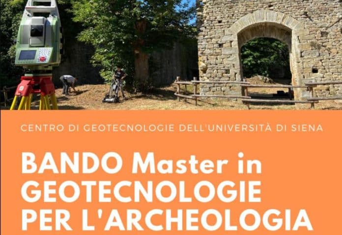 master GTARC Geotecnologie per Archeologia