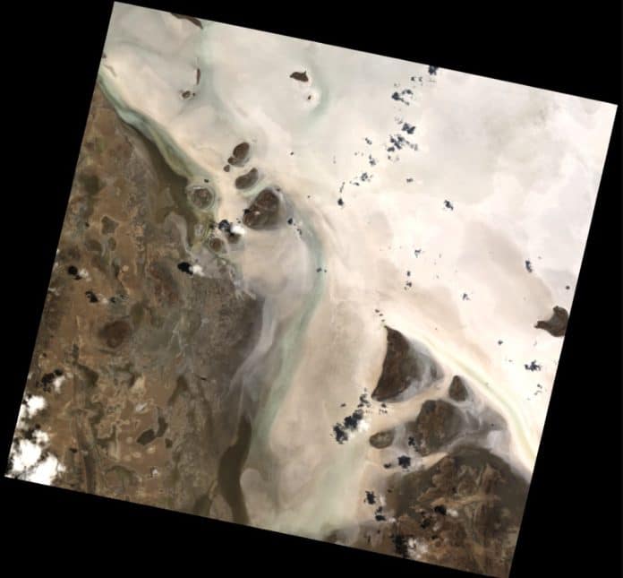 Immagini satellitari del deserto boliviano del SOLAR visto da PRISMA