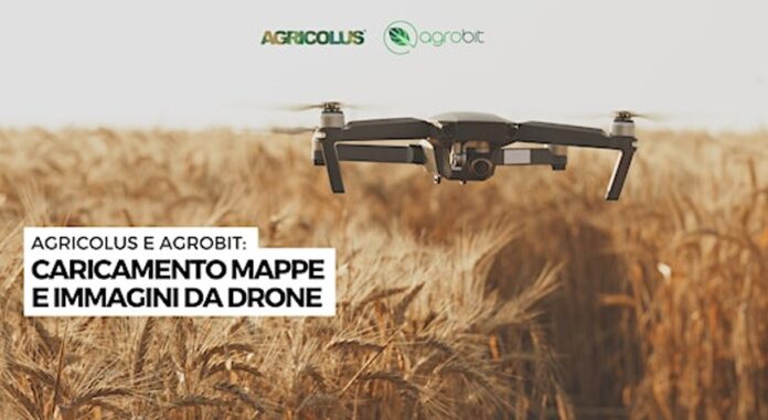 caricamento immagini e mappe da drone con agricolus e agrobit